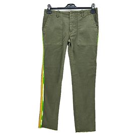 Pantalones NILI LOTAN T.US 2 Algodón Caqui