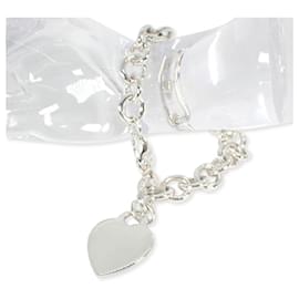 Tiffany & Co-Pulseira de Charme em Prata 925 em Forma de Coração Tiffany-Outro