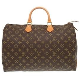 Louis Vuitton-Louis Vuitton Speedy 40 Monogram Handbag-Brown