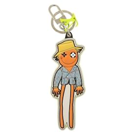 Louis Vuitton-Louis Vuitton Porte-Clés LV Scarecrow Monogram Keychain-Brown,Blue,Orange