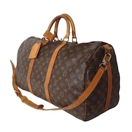 Louis Vuitton-Louis Vuitton Keepall Bandouliere 50 Boston Bag-Monogram