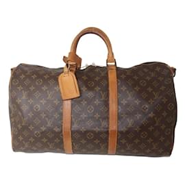 Louis Vuitton-Louis Vuitton Keepall Bandouliere 50 Boston Bag-Monogram