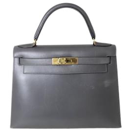 Hermès-Sac à main Hermes Kelly 28-Marron