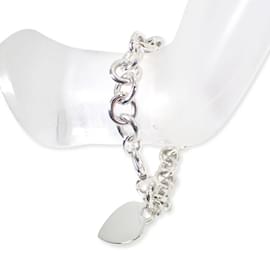 Tiffany & Co-Pulseira charm de coração com tag Tiffany 925-Outro