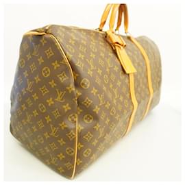 Louis Vuitton-Louis Vuitton Monogram Keepall 60 Boston Bag-Brown