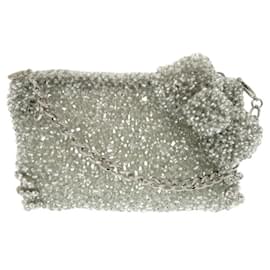 Autre Marque-Anteprima Hello Kitty PVC Silver Wire Handbag-Silvery