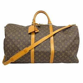 Louis Vuitton-Louis Vuitton Monogram Keepall Bandouliere 60-Brown