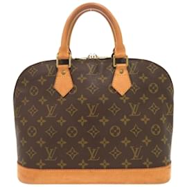 Louis Vuitton-Louis Vuitton Alma Monogram Handbag-Brown,Monogram