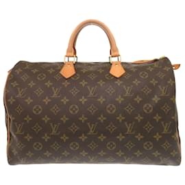 Louis Vuitton-Louis Vuitton Speedy 40 Monogram Handbag-Brown,Monogram