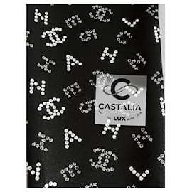 Chanel-New 2020 Iconic CC Logo Leggings 36 FR-Black