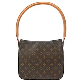 Louis Vuitton-Louis Vuitton Monogram Looping MM Shoulder Bag-Brown