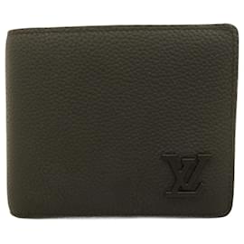 Louis Vuitton-Louis Vuitton Black Bi-Fold Wallet-Black