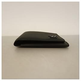 Louis Vuitton-Louis Vuitton Black Bi-Fold Wallet-Black