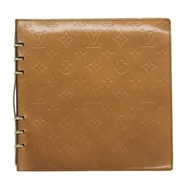 Louis Vuitton-Louis Vuitton Monogram Vernis Notebook-Bronze