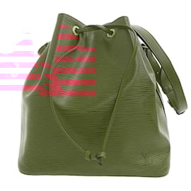 Louis Vuitton-Louis Vuitton Epi Petit Noe M44107 Shoulder Bag-Red