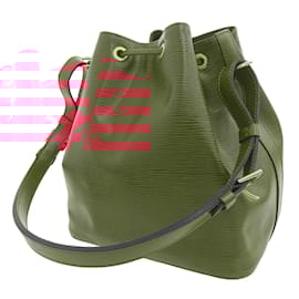 Louis Vuitton-Louis Vuitton Epi Petit Noe M44107 Shoulder Bag-Red