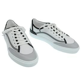 Hermès-Hermes Low-Cut Sneakers-Brown,Black,White