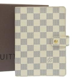 Louis Vuitton-Louis Vuitton Damier Azur Agenda MM Notebook Cover-Other