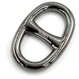 Hermès-Hermes Chaine d'Ancre Scarf Ring-Metallic