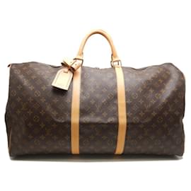 Louis Vuitton-Louis Vuitton Monogram Keepall 60 Boston Bag-Brown