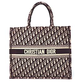 Dior-Christian Dior Oblique Book Tote Bag 42 -Red