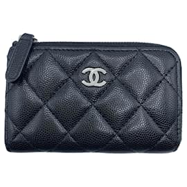 Chanel-Chanel Caviar Key Case Black-Black