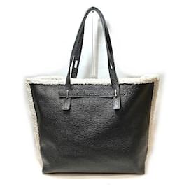 Furla-Furla Jove Leather Tote Bag-Black