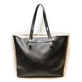 Furla-Furla Jove Leather Tote Bag-Black