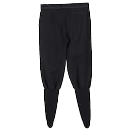 Chloé- Chloé Ankle Strap Carrot trousers in Black Wool-Black