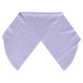 Cachecol com franjas Acne Studios em lã roxa pastel Outro