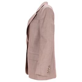 Stella Mc Cartney-Stella McCartney Oversized  Blazer in Brown Wool-Brown,Red