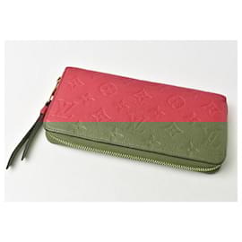 Louis Vuitton-Louis Vuitton Monogram Empreinte Leather Zippy Wallet M60549-Green