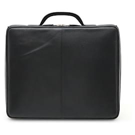 Hermès-Hermes Herlight Briefcase Black Leather-Black
