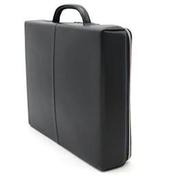 Hermès-Hermes Herlight Briefcase Black Leather-Black