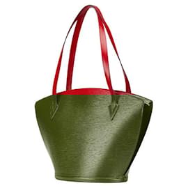 Louis Vuitton-Louis Vuitton Epi Red Shoulder Bag M52267-Red