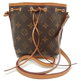 Louis Vuitton-Louis Vuitton Monogram Nano Noe M41346 Shoulder Bag-Brown