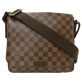 Louis Vuitton-Louis Vuitton Damier Men's Shoulder Bag-Brown,Damier ebene