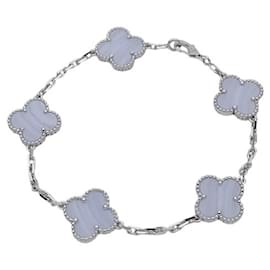 Van Cleef & Arpels-Van Cleef & Arpels Alhambra Charm Bracelet-Golden