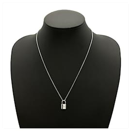 Louis Vuitton-Louis Vuitton Silver Lockit Necklace-Other
