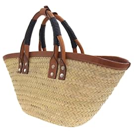 Balenciaga-Balenciaga Bistro Panier Basket Bag-Brown,Black,Beige