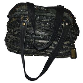 Moschino Cheap And Chic Black Leather Handbag Black