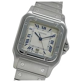 Cartier-Cartier Men's Santos Galbe LM Date Quartz Wristwatch-Other