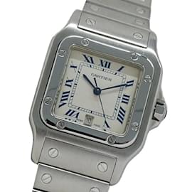 Cartier-Cartier Men's Santos Galbe LM Date Quartz Wristwatch-Other