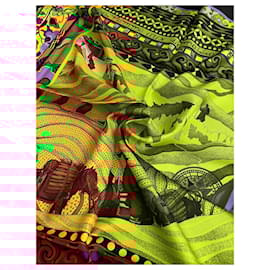Hermès-The Woman with Wind Shoes-Black,Yellow