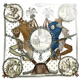 Hermès-Hermes Napoleon Silk Scarf in Pink-Pink