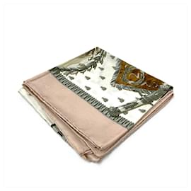 Hermès-Hermes Napoleon Silk Scarf in Pink-Pink