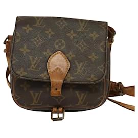 Louis Vuitton-LOUIS VUITTON Monogram Cartouchiere PM Shoulder Bag M51254 LV Auth BA894-Monogram