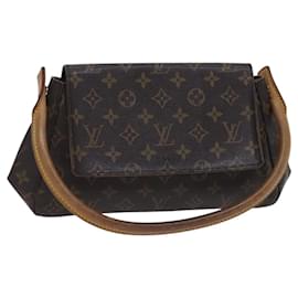 Louis Vuitton-LOUIS VUITTON Monogram Mini Looping Shoulder Bag M51147 LV Auth EC857-Monogram