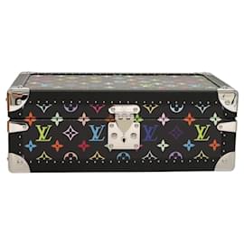 Louis Vuitton-LOUIS VUITTON Multicolor Coffret 8 Montor Jewelry Box Black M13128 Auth 115973S-Black