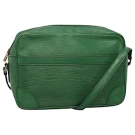 Louis Vuitton-LOUIS VUITTON Epi Trocadero 27 Bolsa de Ombro Verde M52314 LV Auth BA921-Verde